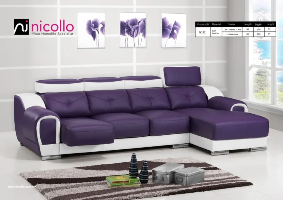 Nicollo N192-3L - l-shaped sofas, original product photograph