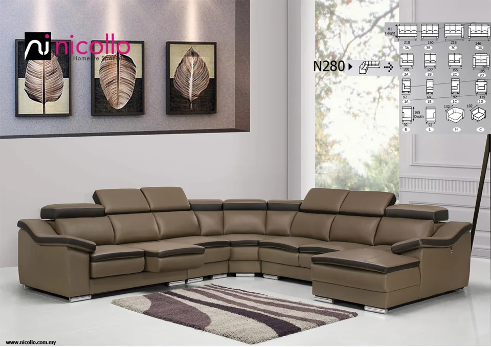 Nicollo N280 - corner sofas, original product photograph