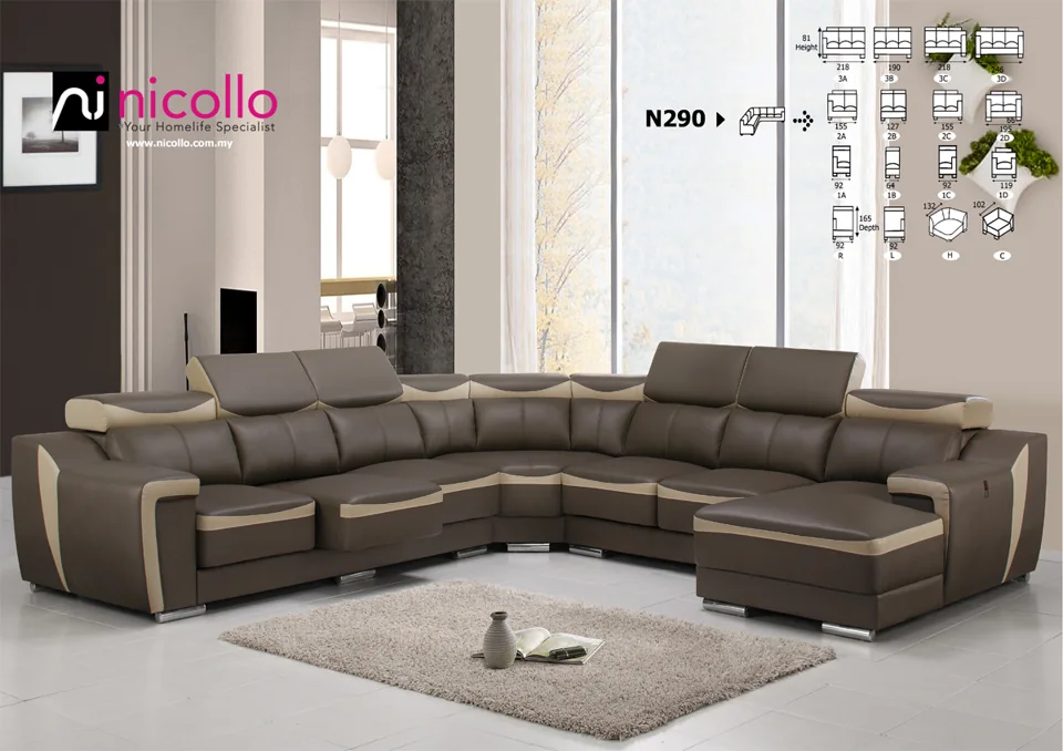 Nicollo N290 - corner sofas, original product photograph