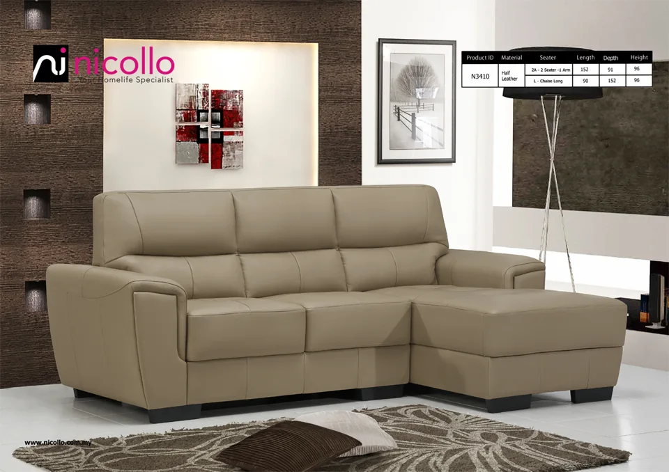 Nicollo N3410 - l-shaped sofas, original product photograph