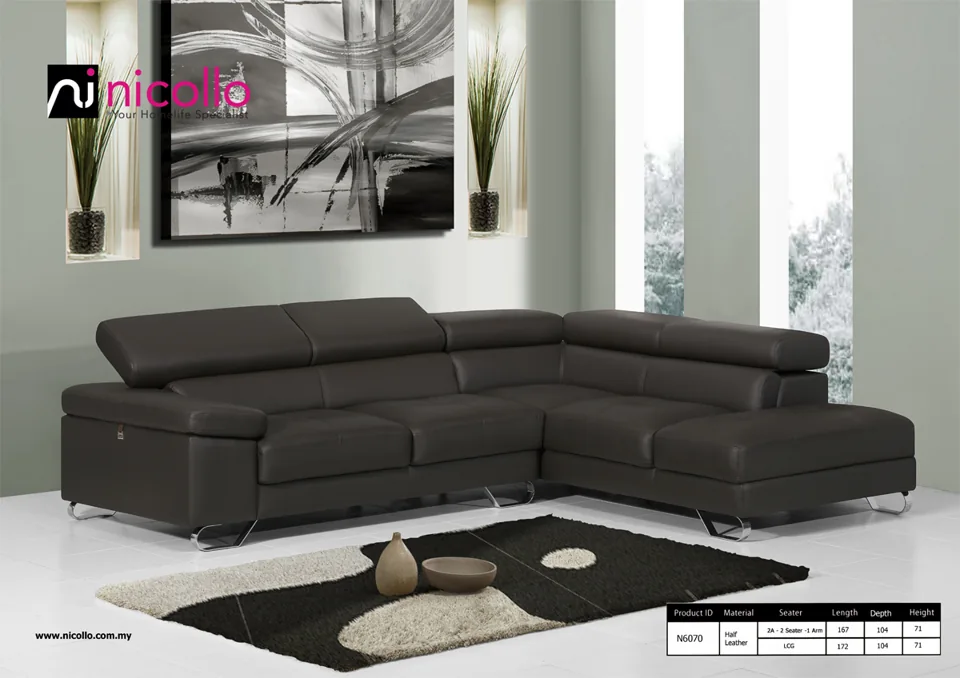 Nicollo N6070-corner - corner sofas, original product photograph