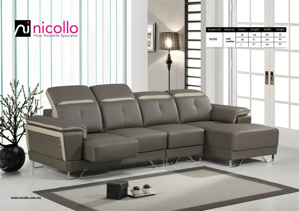 Nicollo N6080 - l-shaped sofas, original product photograph