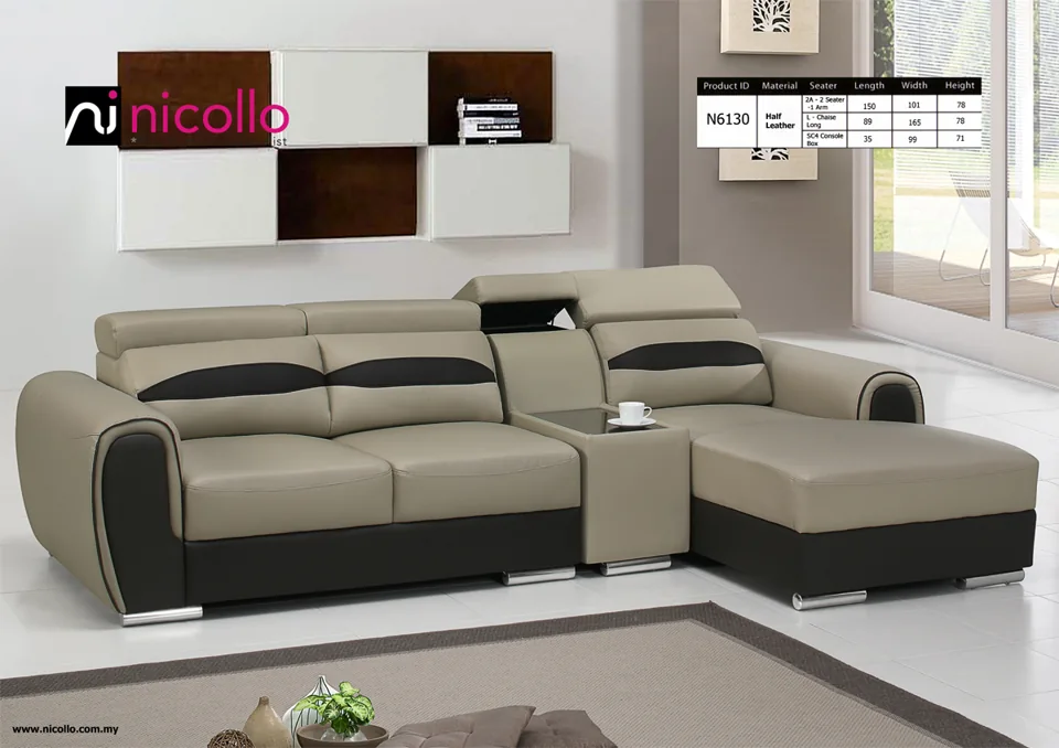 Nicollo N6130 - l-shaped sofas, original product photograph