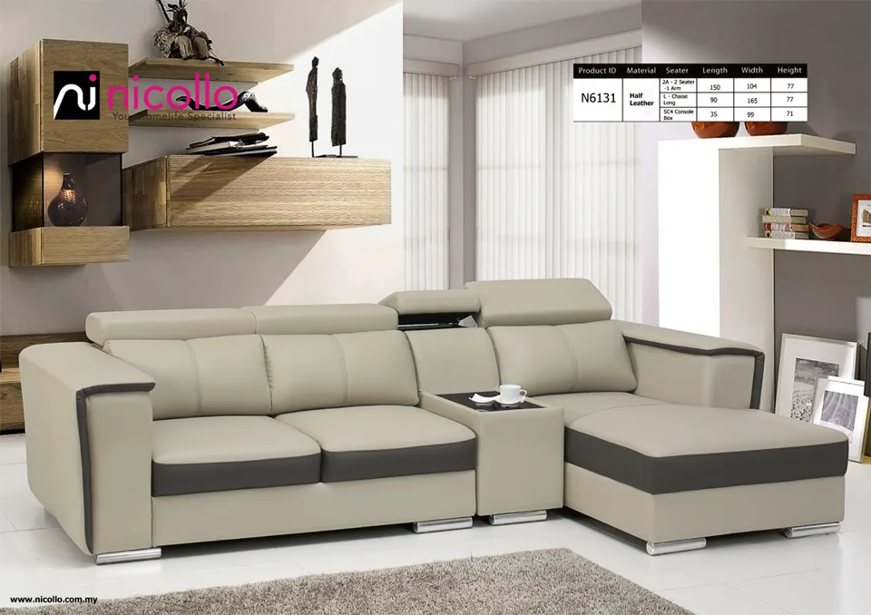 Nicollo N6131 - l-shaped sofas, original product photograph
