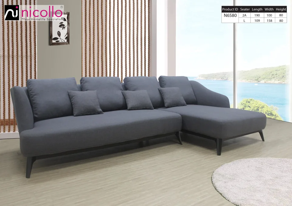 Nicollo N6580 - l-shaped sofas, original product photograph