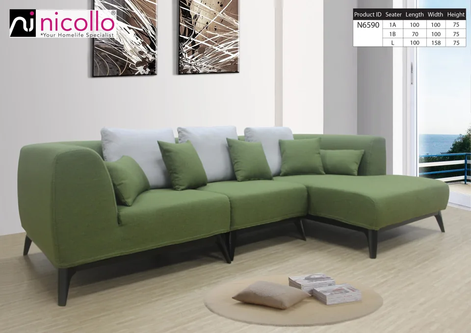 Nicollo N6590 - l-shaped sofas, original product photograph