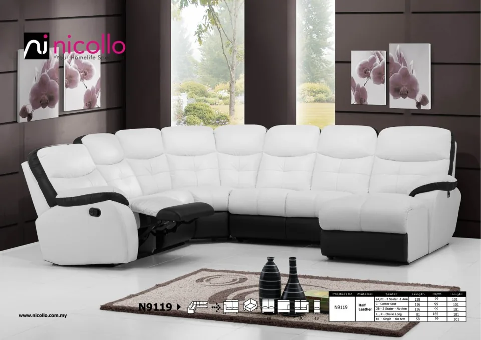 Nicollo N9119 - corner sofas, original product photograph