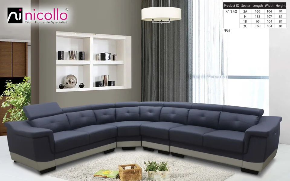 Nicollo S1150-corner - corner sofas, original product photograph